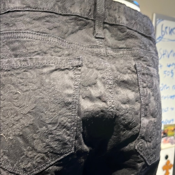 Black Straight Leg Jeans jacquard look - Picture 11 of 11